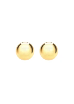 Golden Moments Yellow Gold Plated Ball Studs (8mm )