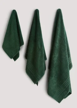 Green 100% Egyptian Cotton Towels