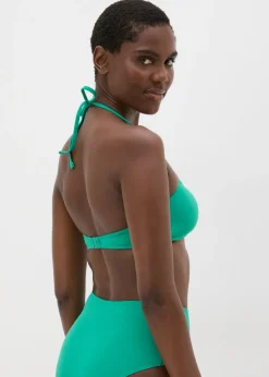 Green Bandeau Bikini Top
