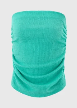 Green Bandeau Top