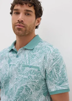Green Leaf Polo Shirt