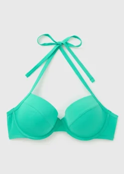 Green Padded Bikini Top