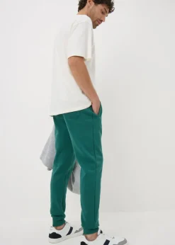 Green Slim Cuff Jogging Bottoms
