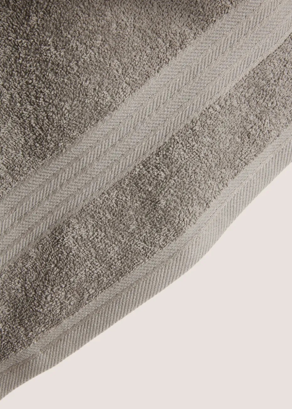 Grey 100% Cotton Towel