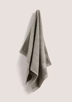 Grey 100% Cotton Towel