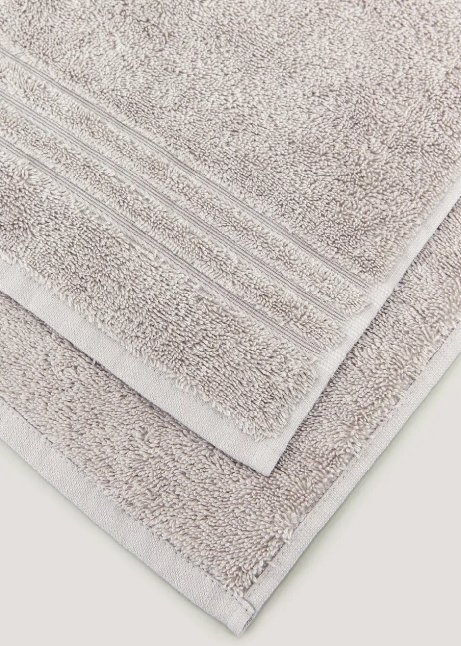 Grey 100% Egyptian Cotton Towels