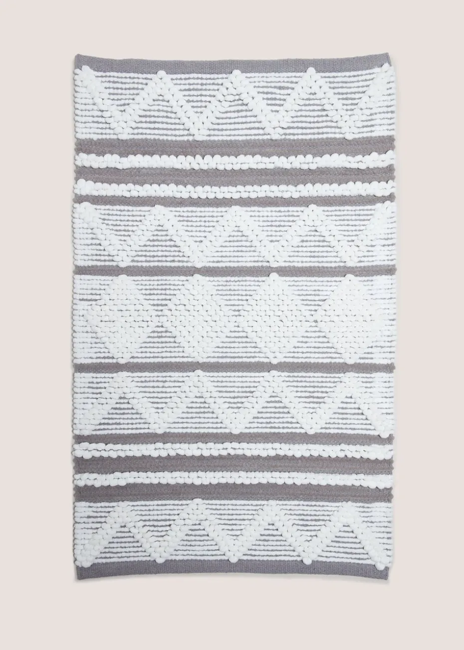 Grey Cabana Bathmat