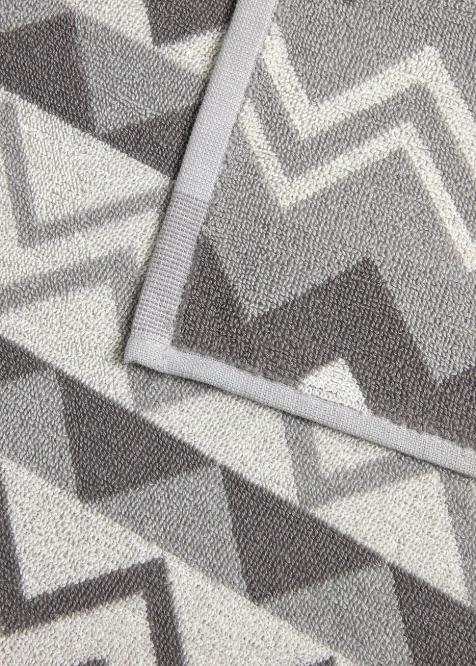 Grey Chevron Towel