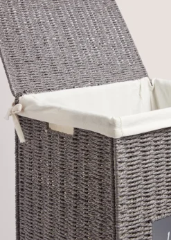 Grey Heart Laundry Basket