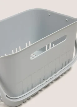 Grey Plastic Basket