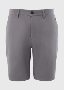 Grey Slim Fit Chino Shorts