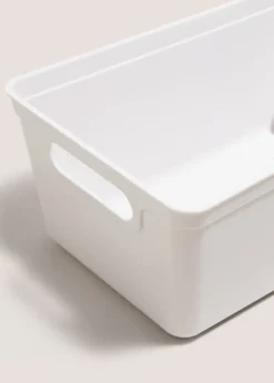 Grey Small Storage Tray (25cm x16.5cm x11.5cm)