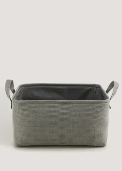 Grey Soft Storage Basket