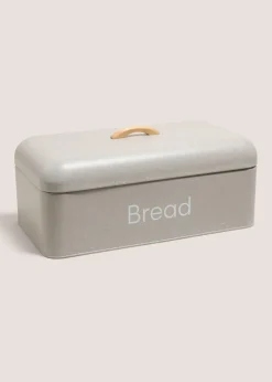 Grey Speckled Bread Bin