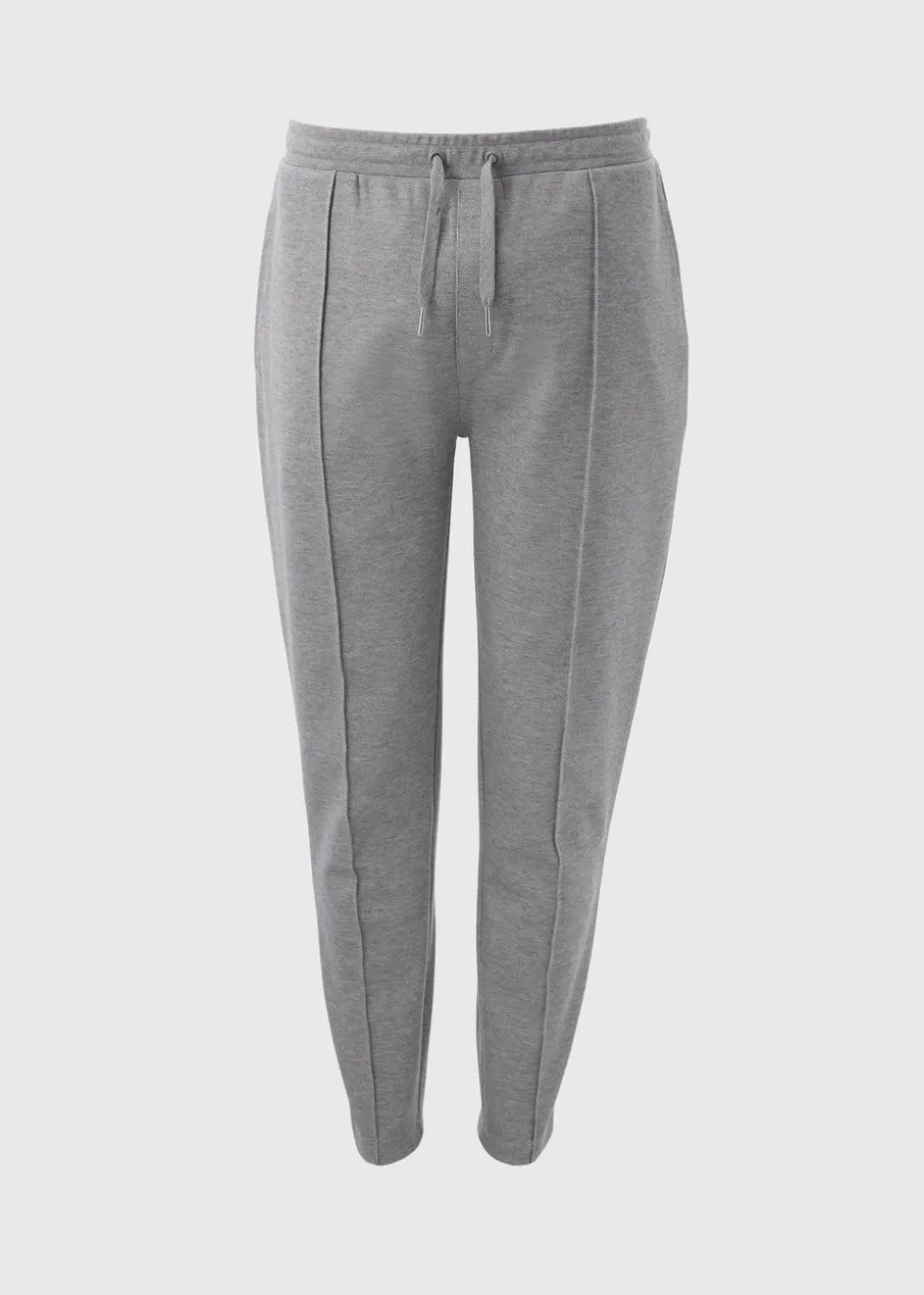 Grey Tapered Co Ord Jogging Bottoms