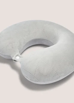 Grey Travel Pillow