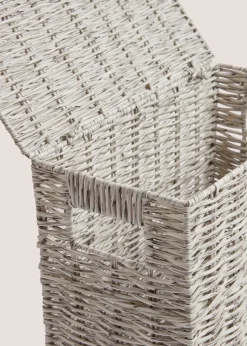 Grey Woven Plastic Drawers (65cm x 18cm)