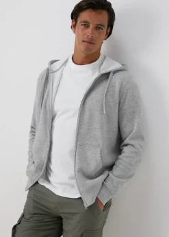 Grey Zip Up Hoodie