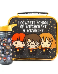Harry Potter Chibi Character Lunch Bag & Bottle Set