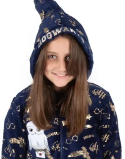 Harry Potter Girls Blue Hedwig Applique Onesie (5-15 Years)