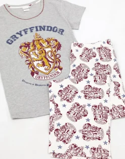 Harry Potter Grey Gryffindor Pyjama Set