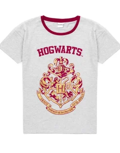 Harry Potter Grey Hogwarts Crest Shortie Pyjamas