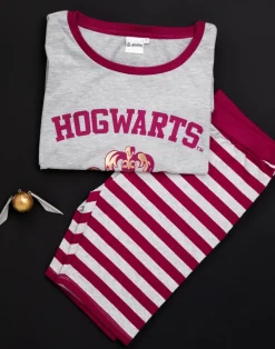 Harry Potter Grey Hogwarts Crest Shortie Pyjamas