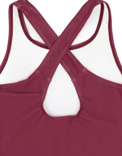 Harry Potter Hogwarts Kids Burgundy 1 Piece Swimsuit (5-14 Years)