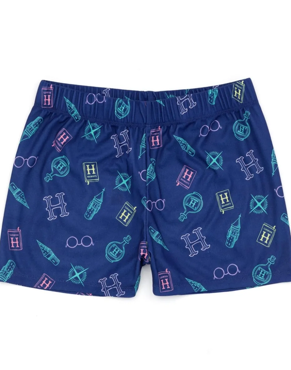 Harry Potter Kids Shortie Blue Pyjamas (5-14 Years)