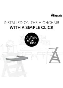 Hauck Grey Alpha Click Tray