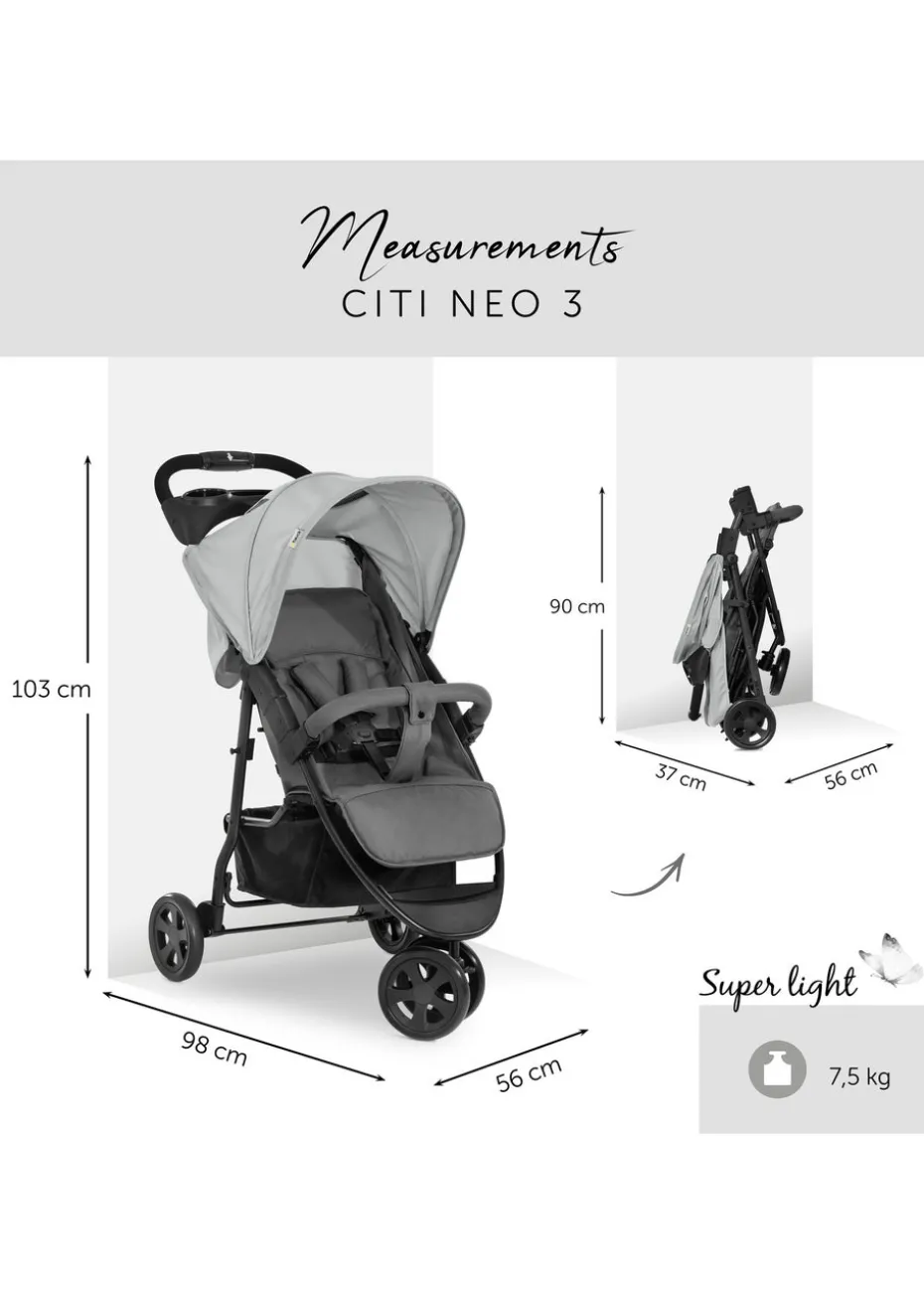Hauck Grey Citi Neo 3 Pushchair