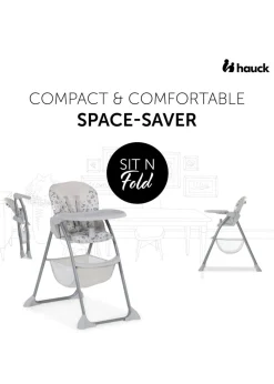 Hauck Mickey Mouse Grey Sit N Fold Highchair