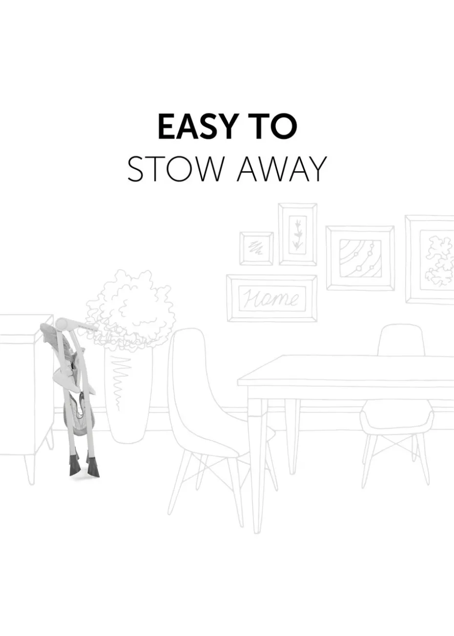 Hauck Mickey Mouse Grey Sit N Fold Highchair