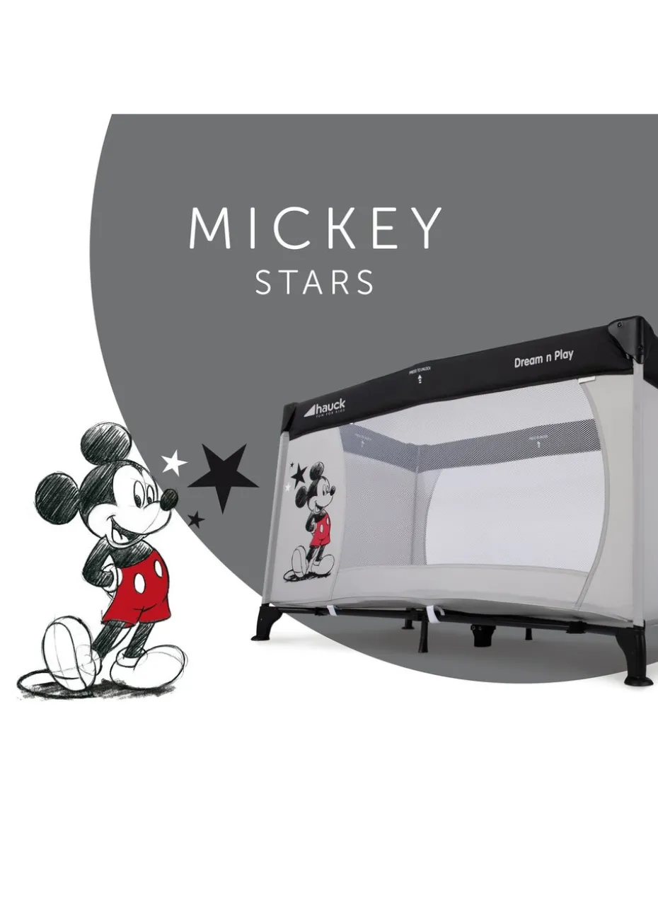 Hauck Mickey Stars Dream N Play Travel Cot