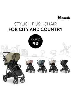 Hauck Olive Rapid 4D Pushchair
