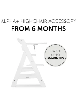 Hauck White Alpha Click Tray