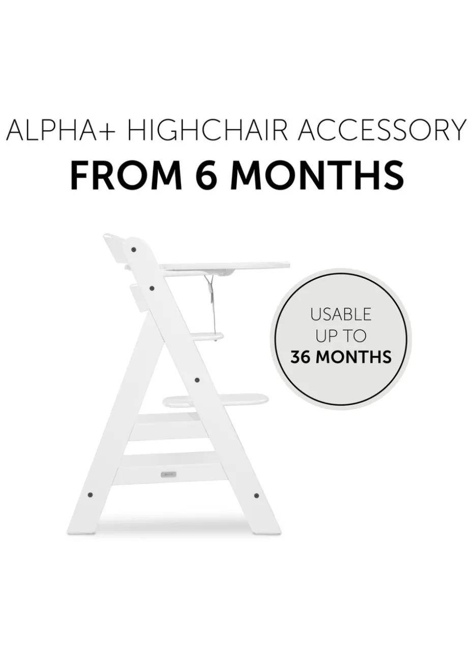 Hauck White Alpha Click Tray