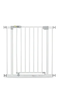 Hauck White Open N Stop Safety Gate (+ 21cm Extension)