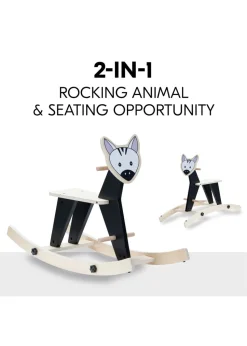 Hauck Zebra Rock N Swing Wooden Rocker