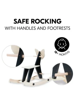 Hauck Zebra Rock N Swing Wooden Rocker