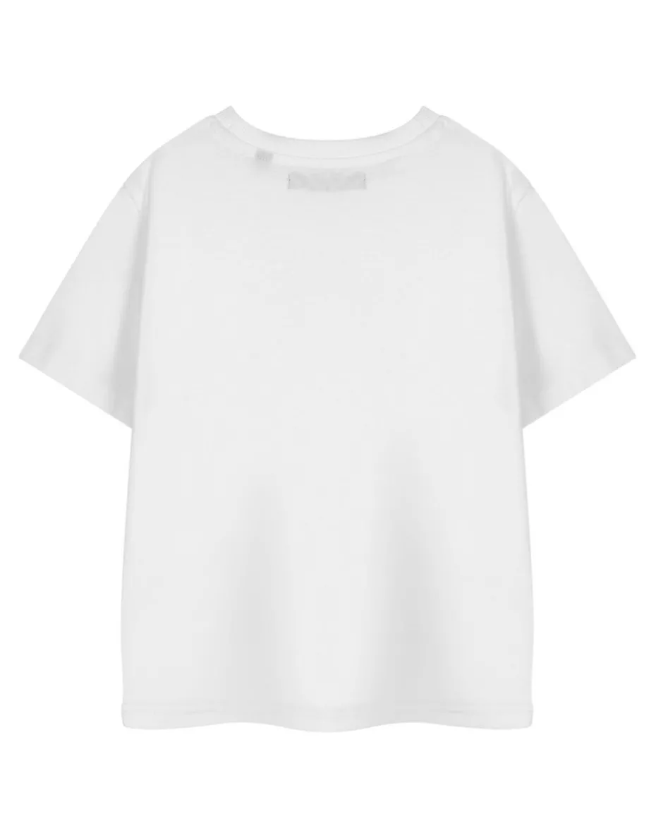 Hello Kitty Kuromi Heart Kids White T-Shirt (3-14 Years)