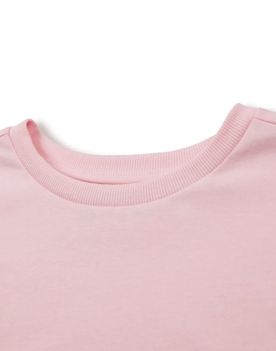 Hello Kitty Pink Club Cropped Short Sleeved T-Shirt