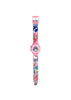 Hello Kitty Pink Printed Strap Digital Watch
