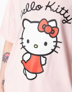 Hello Kitty Womens Pink Character Pyjama Set