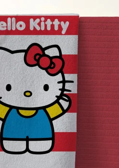 Hello Multi Colour Kitty Cheeky Towel