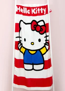Hello Multi Colour Kitty Cheeky Towel