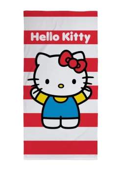 Hello Multi Colour Kitty Cheeky Towel