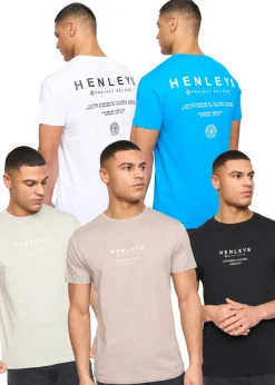Henleys Assorted Henstack T-Shirt 5 Pack
