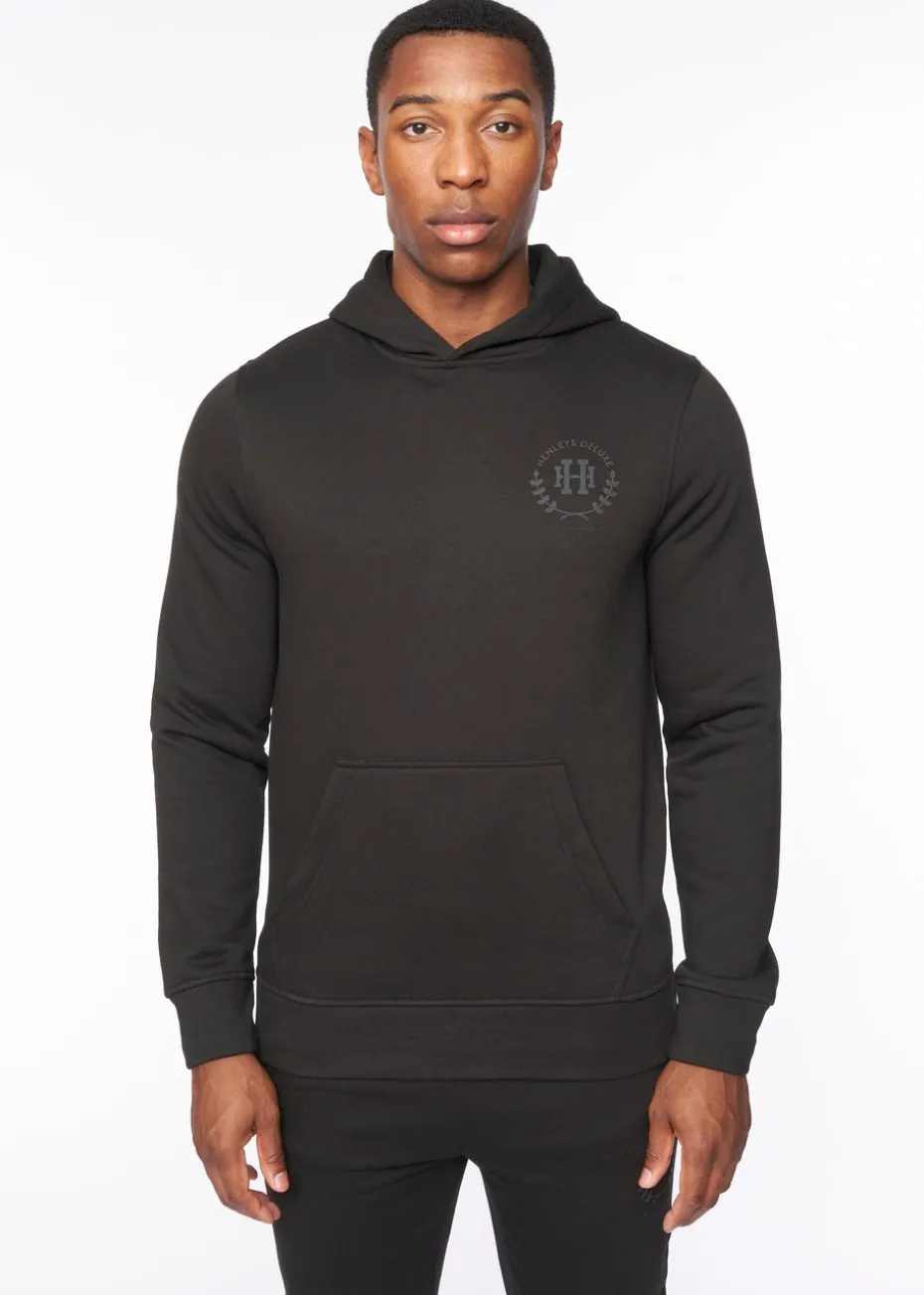 Henleys Black Alston Hoodie