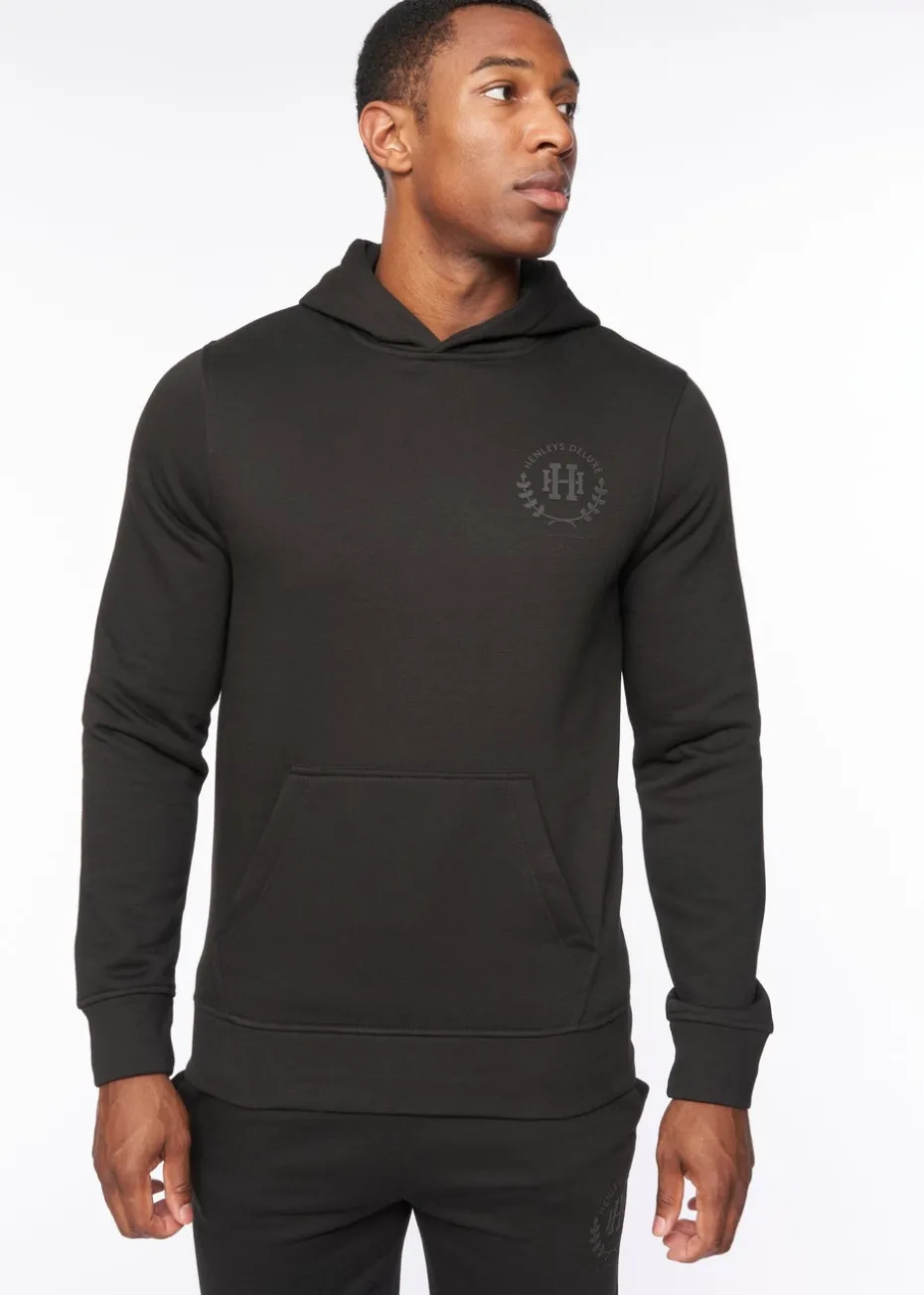 Henleys Black Alston Hoodie